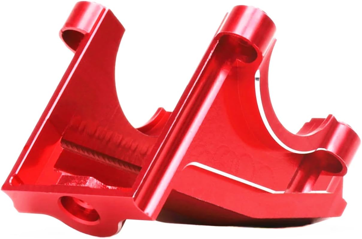Alloy Differential Housing Differential Case Gearbox Cover Upgrade Part for 1/5 Traxs 6S 8S X-Maxx 1/6 XRT 8S RC car,Replacement of #7780.(Red)