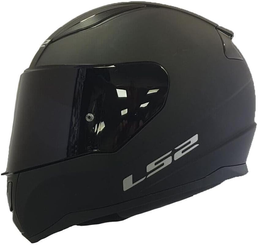 Generic LS2 FF353 Rapid II Ece22.06 Motorcycle Helmet Matt Black with Dark Visor (XXL)