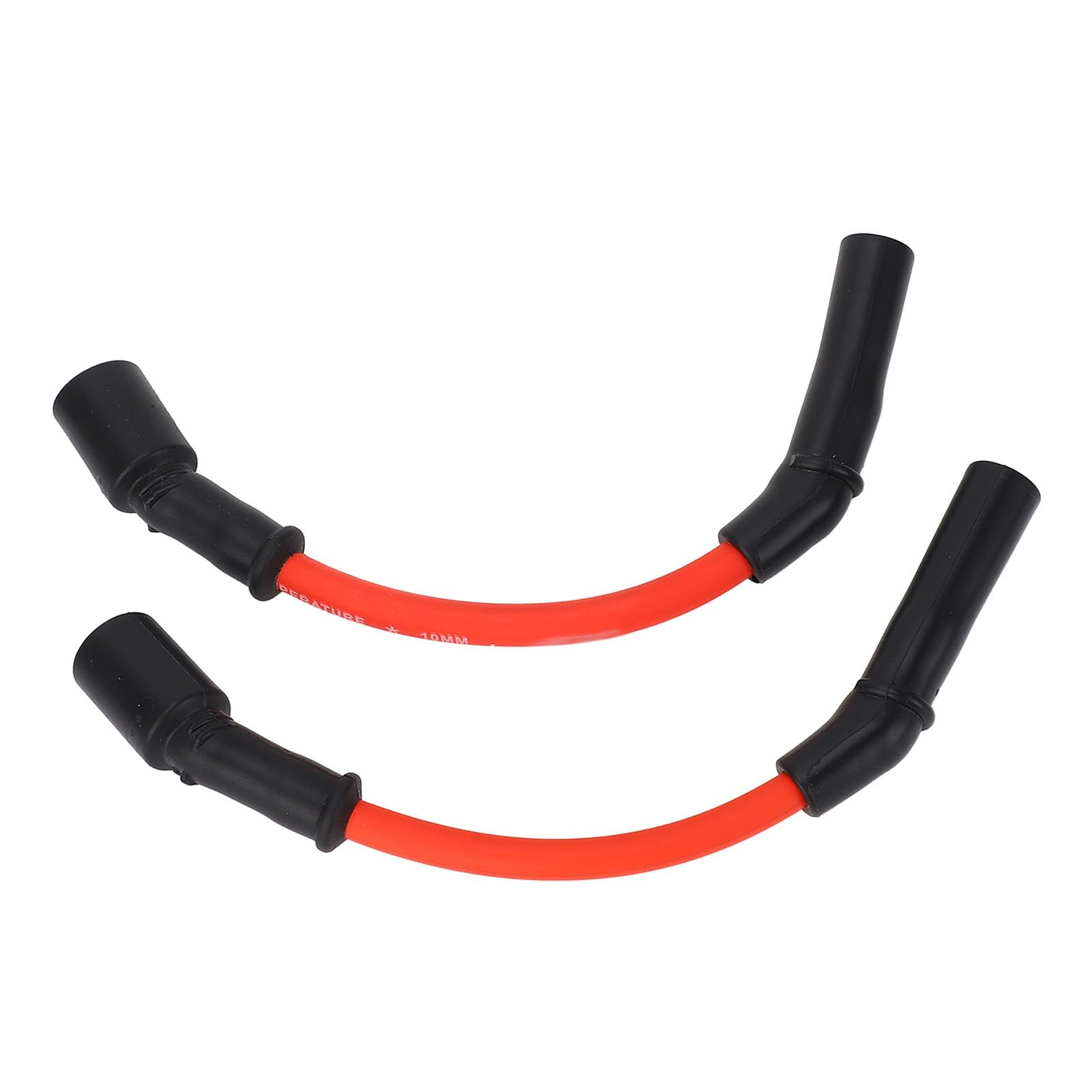 2 Pcs 10,4 Mm Filo per Candele Set Kit di Filo di Accensione a Spina Ad Alta Efficienza per Macchine in Serie XB9 XB12 (Rosso)