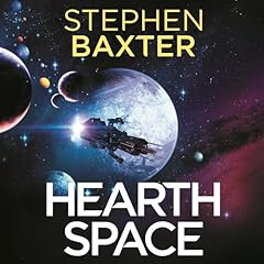 Hearthspace Audiolibro Por Stephen Baxter arte de portada