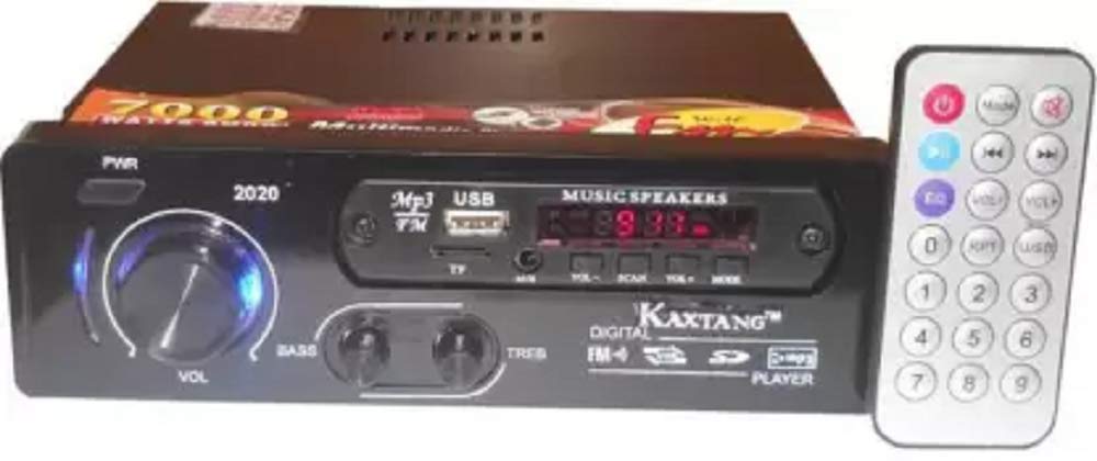 kaxtang 2020 Full Black MP3/USB/AUX Car Media Player Car Stereo Car Stereo (Single Din)