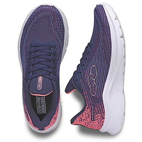 Tênis Delta, Olympikus, Eclipse/Coral, Feminino, 37