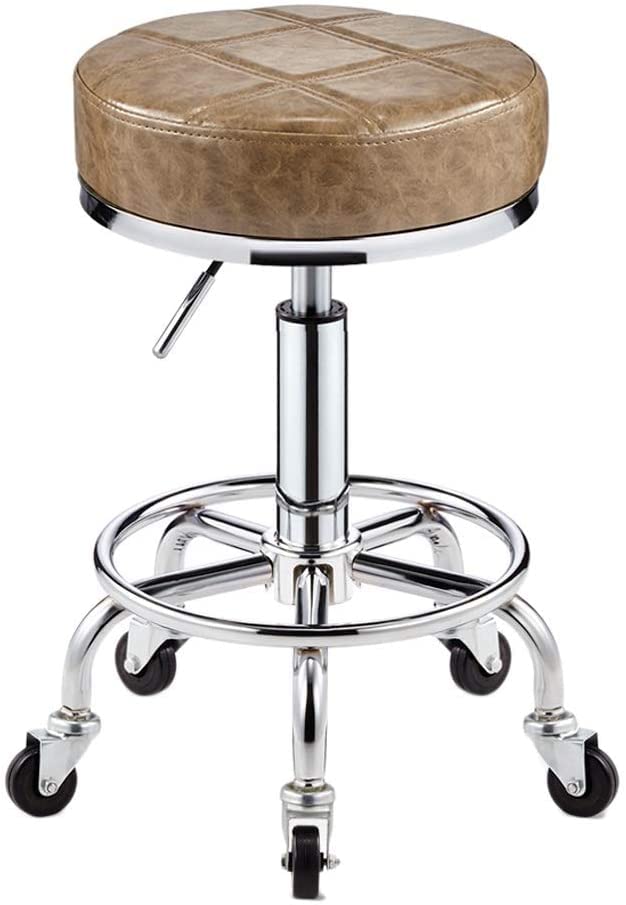 Buy Rolling Stool Adjustable Height Vanity Chair Rolling Heavy Duty