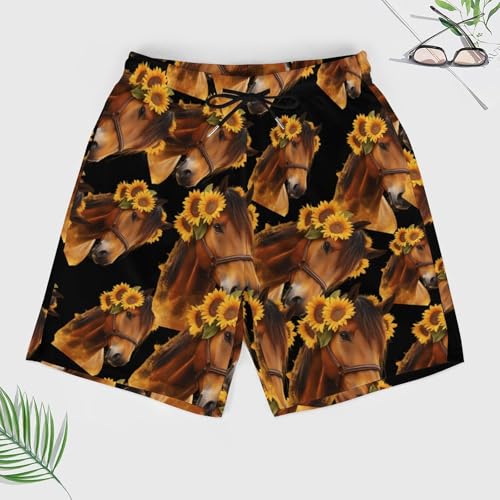 Pantalones cortos de playa ligeros que evitan rozaduras para hombre con cordón 4