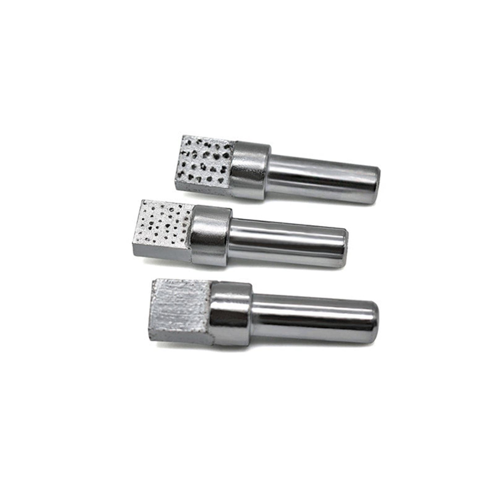 Generic 3X Handheld Wheel Dresser Grinding Tool Square Head Diamond Grinding Wheel Handle Head Tool Pen for Grinding Wheels Stone Deburring, 5cmx10cm