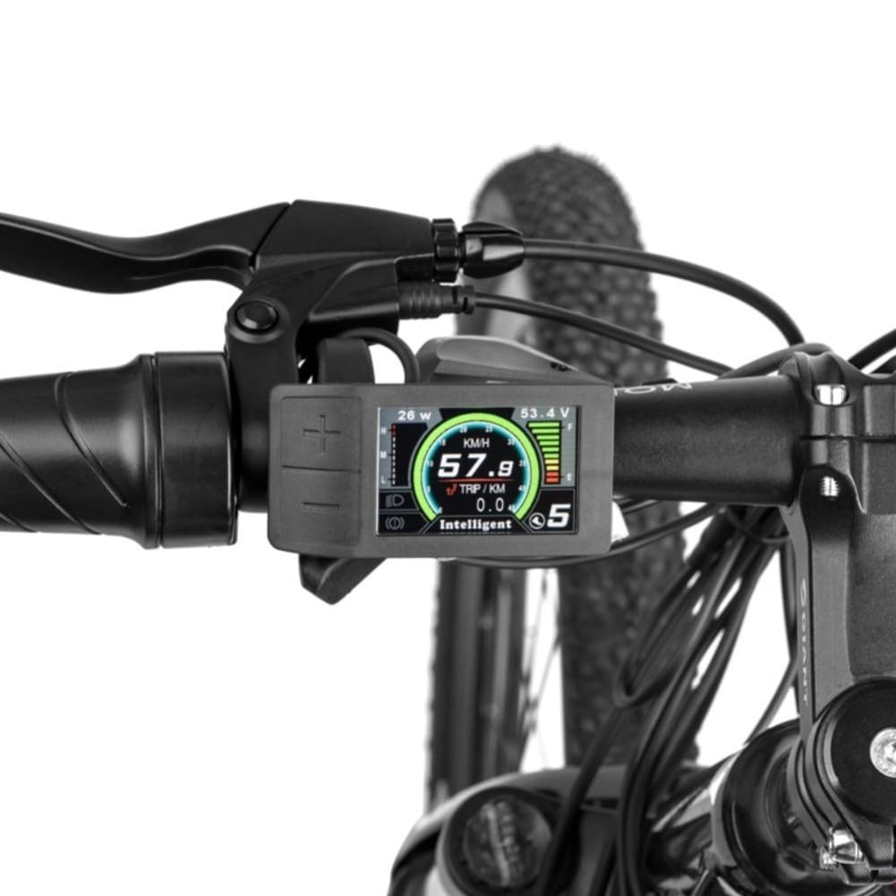 Display LCD per bici elettrica, schermo a colori con codici di errore, resistente al freddo 20C, compatibile con kit motore BBS03