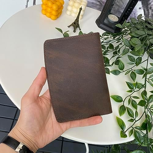 Modica® Simenit - Hakiki Deri Pasaport Kılıfı | Seyahat Cüzdanı | Pasaport Koruyucu (Kahverengi) - Görsel 3