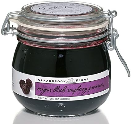 Clearbrook Farms Oregon Black Raspberry Preserves - 24 oz Canning Jar