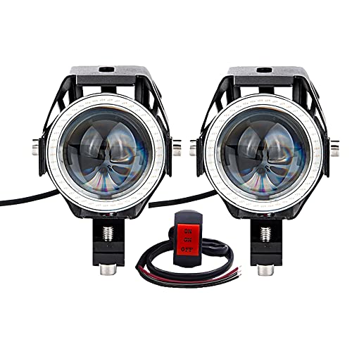 Amazon | X-STYLE U7 バイク用 LED フォグランプ 4つモード切替
