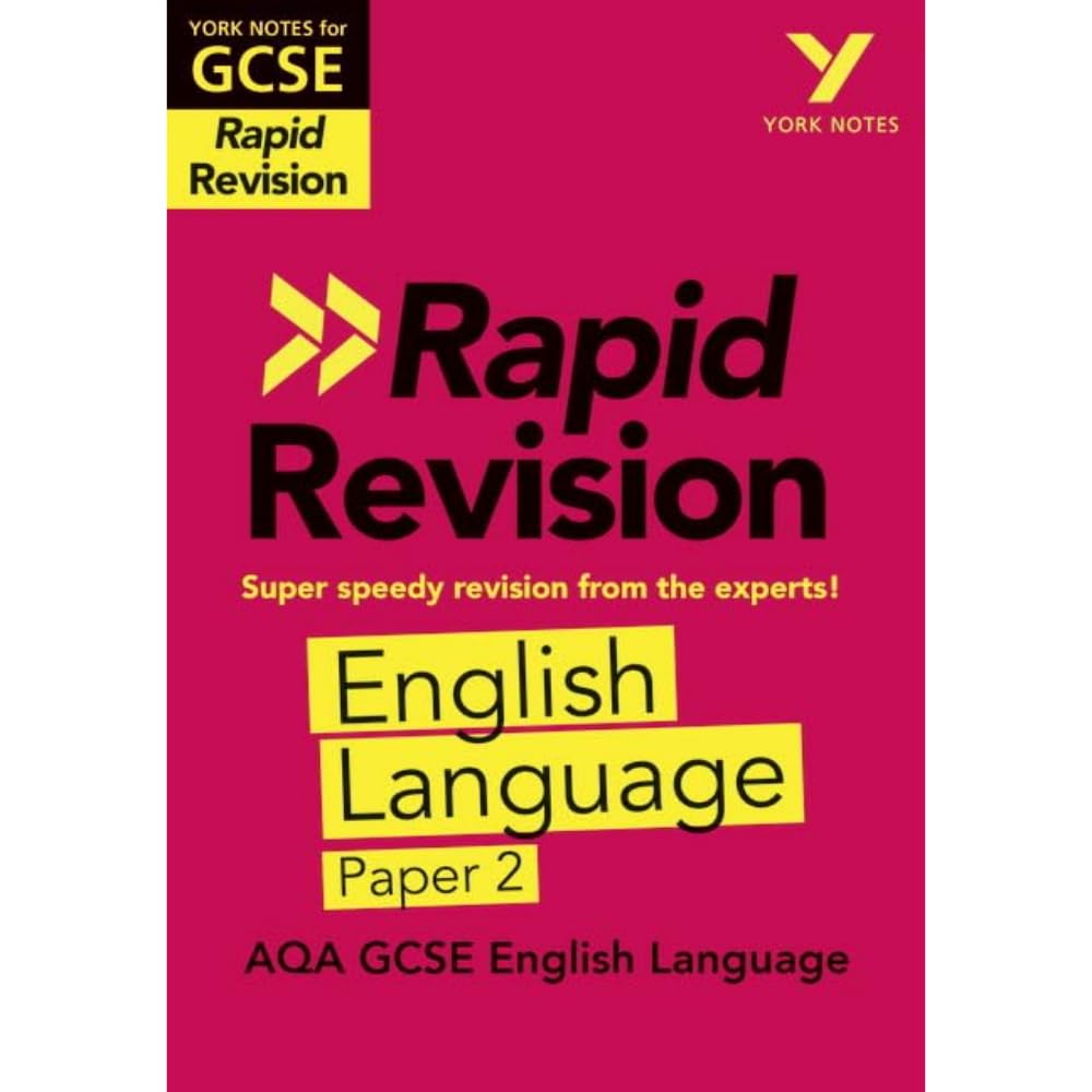 English Language Paper 2 RAPID REVISION: York Notes for AQA GCSE (9-1): - catch up, revise and be ready for 2022 and 2023 assessments and exams