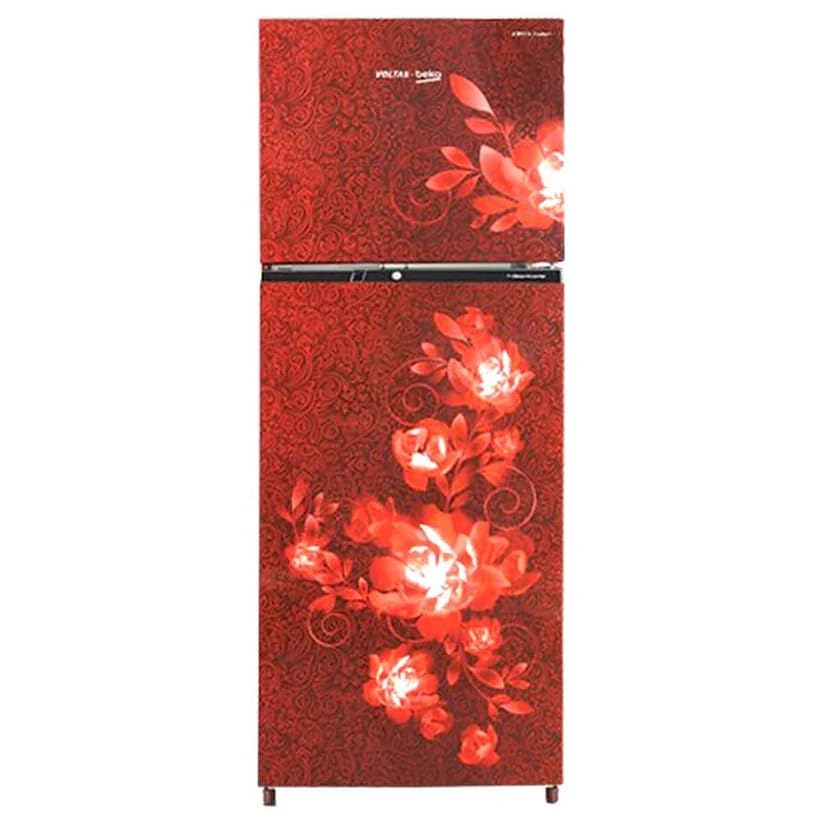 Image of Voltas Beko RFF295D /W0CWR0I0000GD 250L 2 Star Frost Free Double Door Refrigerator Celin Wine