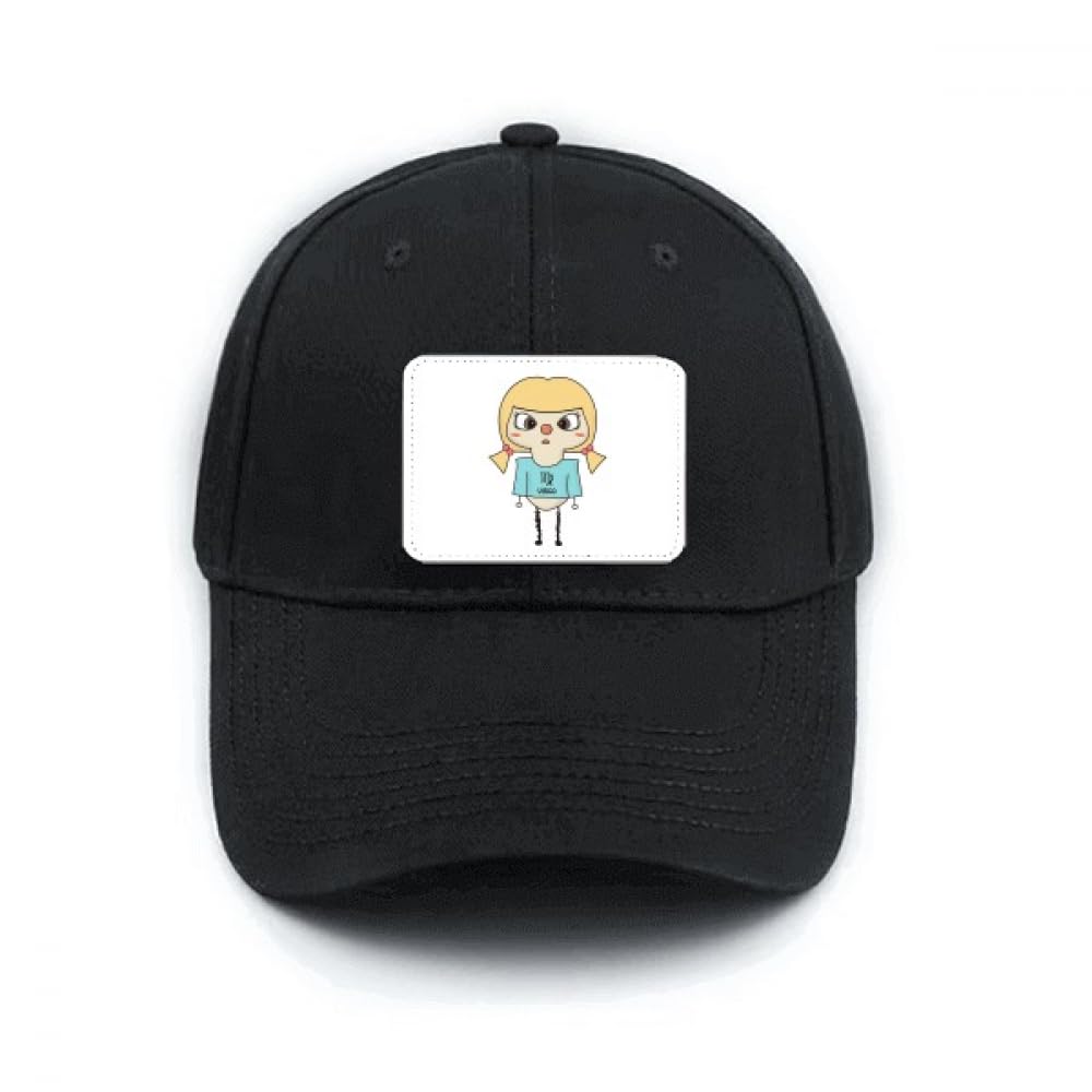 Casquette de baseball noire UU Chapeau classique réglable - 4