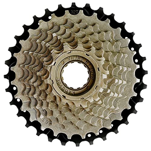 image for Hycline Bike Freewheel, 9 Speed 13-32T Bicycle Freewheel Threaded Type