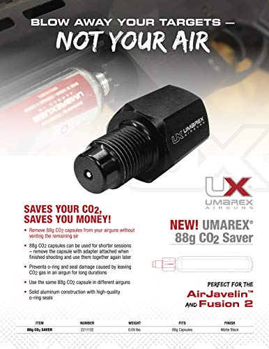 Umarex CO2 Saver Adapter for Airgun 88g CO2 Capsules