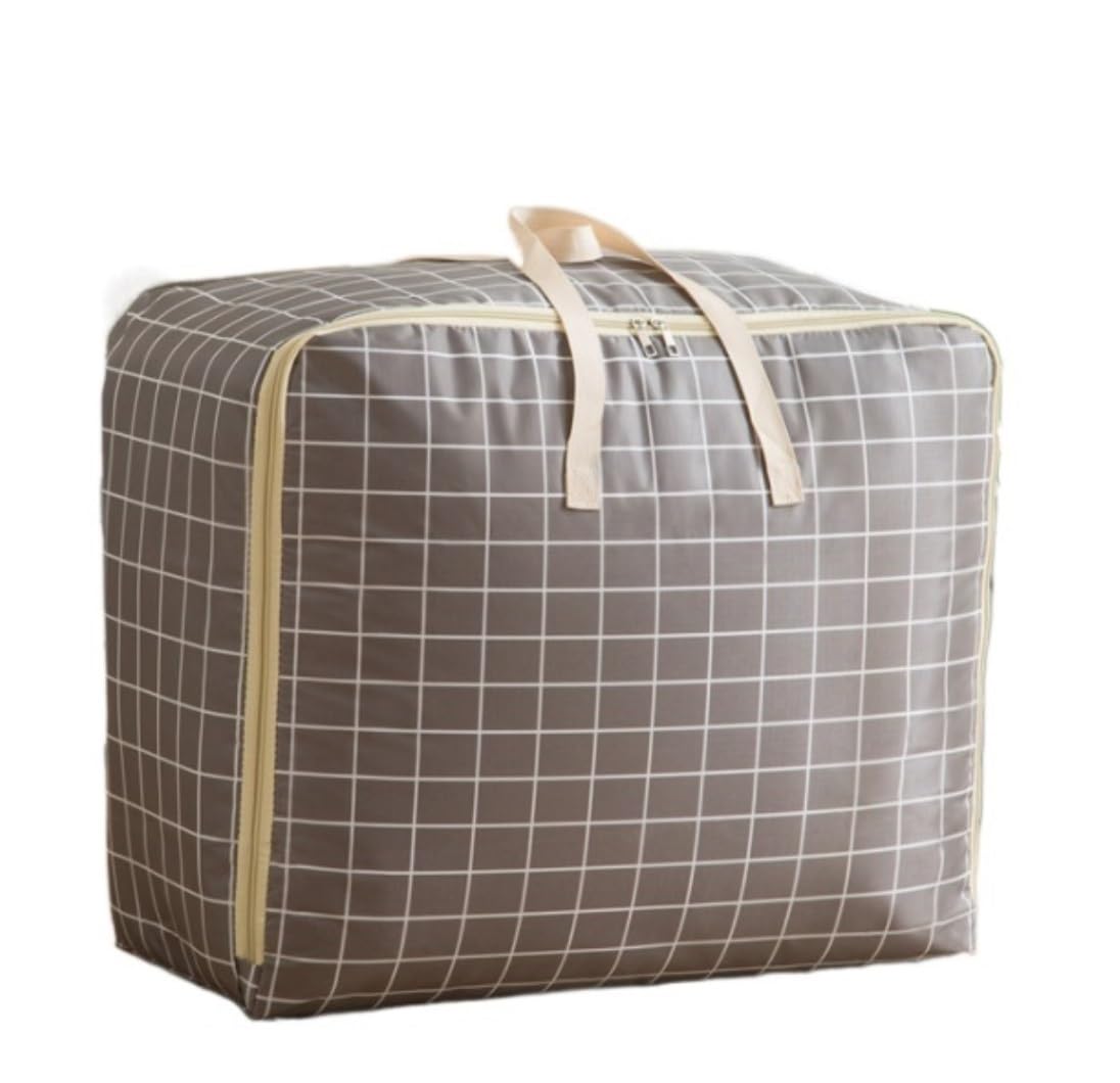 Reforzado Cajas Almacenaje Ropa Organizador De Bolsas Almacenamiento Ropa, Contenedores Plegables Con Asa, Debajo La Cama Apilables Organizador(A,58 * 22 * 38cm)