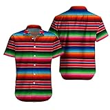 Cinco De Mayo Fiesta Mexican Outfit Short Sleeve Hawaiian Shirt Button Down Shirt for Men Women