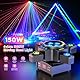 150W Moving Head Bühnenlicht Strahl, RGBW LED 4 Lampenarm Wash Spotlight mit Fernbedienung Gold Strobe Partylicht Scheinwerfer für Disco DJ Bar Geburtstagsfeier