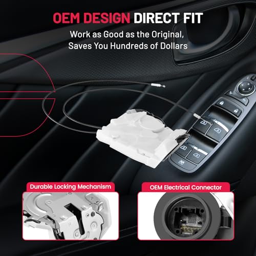 Image of SYERAL Power Door Lock Actuator Rear Right Driver Side Compatible with Toyota Sienna 2011-2017 Replacement for DLA1373 6920008021 DLA11373 931-867 931867