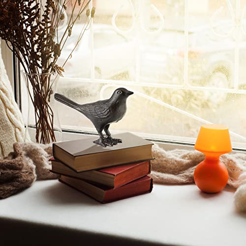 Moligou Cast Iron Bird Figurine, Bird Statues Home Decor, Decorative Dove Sculpture Ornament For Farmhouse, Shelf #TOP6