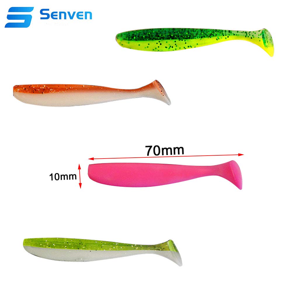 Senven Appât Artificiel, Appât Bionique En Silicone Souple, Appât De Pêche Au Ver, Siulation