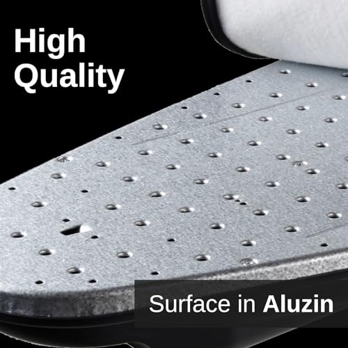 Bügeltisch mit Saug und Blasfunktion, Bügelbrett mit Rollen, Zusammenklappbarer, platzsparender...