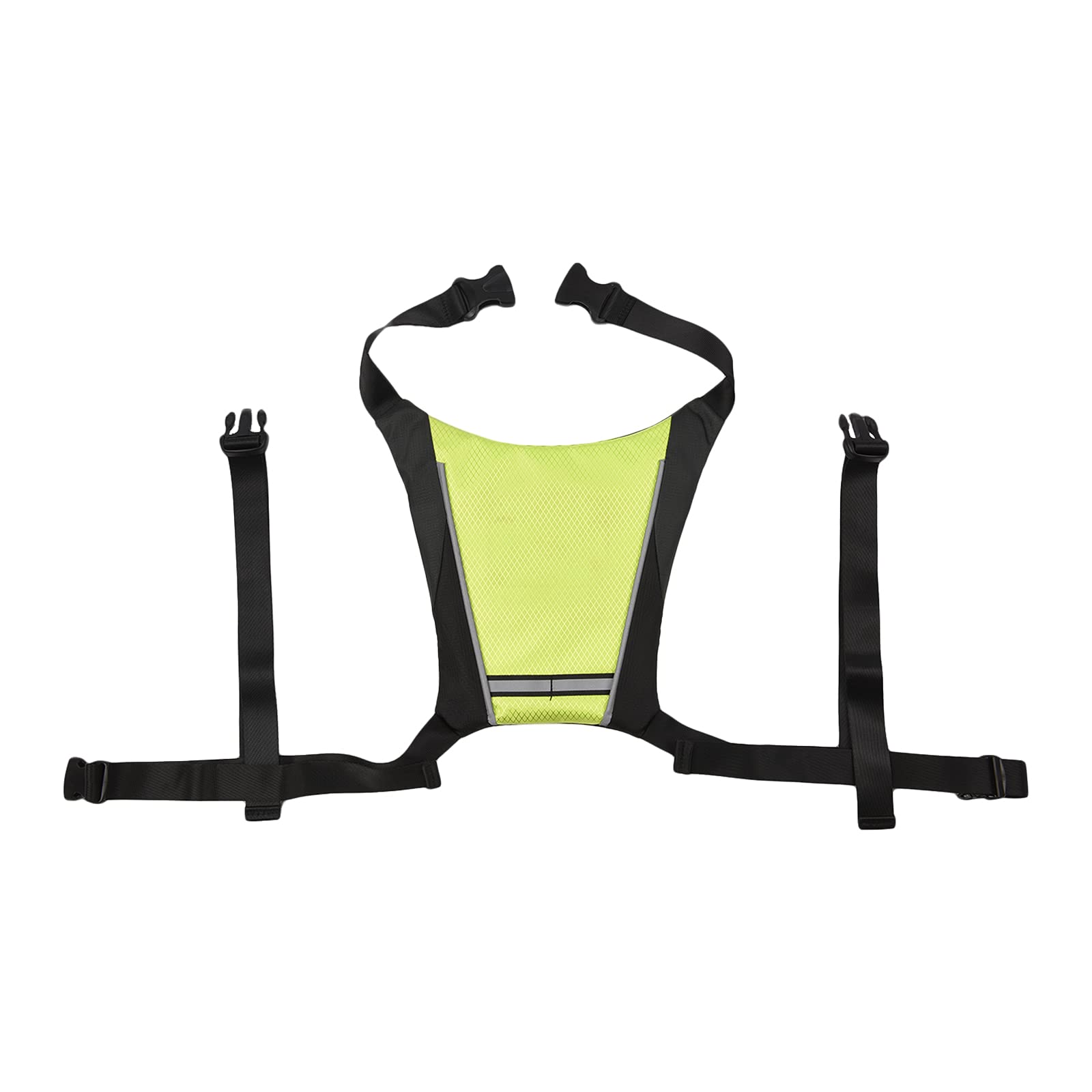 Chaleco de señal de Giro LED, Mochila Reflectante Recargable USB con Indicador de 4 Ajustable Direcciones y Control Remoto, para Ciclismo Correr Caminar Trotar Advertencia Nocturna en Bicicleta.