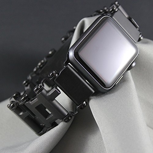 Link- Watch Adapter Compatible With Leatherman Tread - Black (Compatible With Apple Watch 44Mm/ 42Mm, Black, Tread) #TOP1