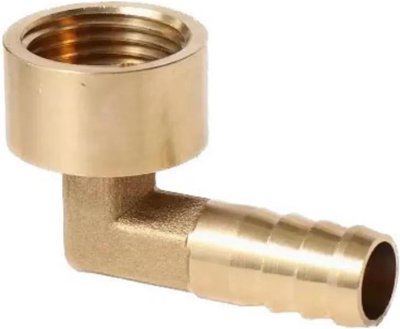Brass Elbow 14pcs Elbow Brass Barbed Fitting Connector Adapter For RV Water Hoses(8mm,1/4")