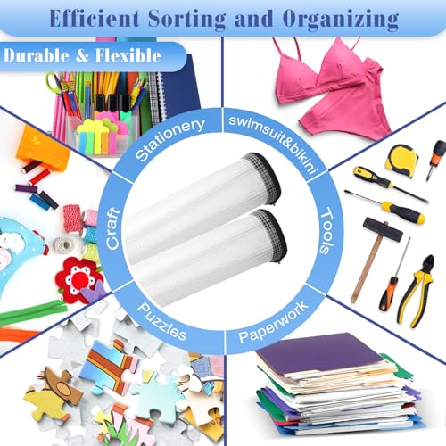 jetec 32 pcs mesh zipper bags toy storage bikini organizer bag bolsas para guardar trajes de bao waterproof zipper reusable pouch puzzle multipurpose for storage officeblack9 x 7 inch