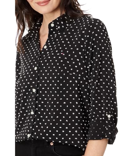 Image of Tommy Hilfiger Women's Plaid Lurex Button Up Shirt