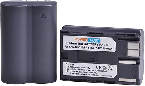 BP-511 BP-511A Battery for Canon EOS 50D 40D 30D 20Da