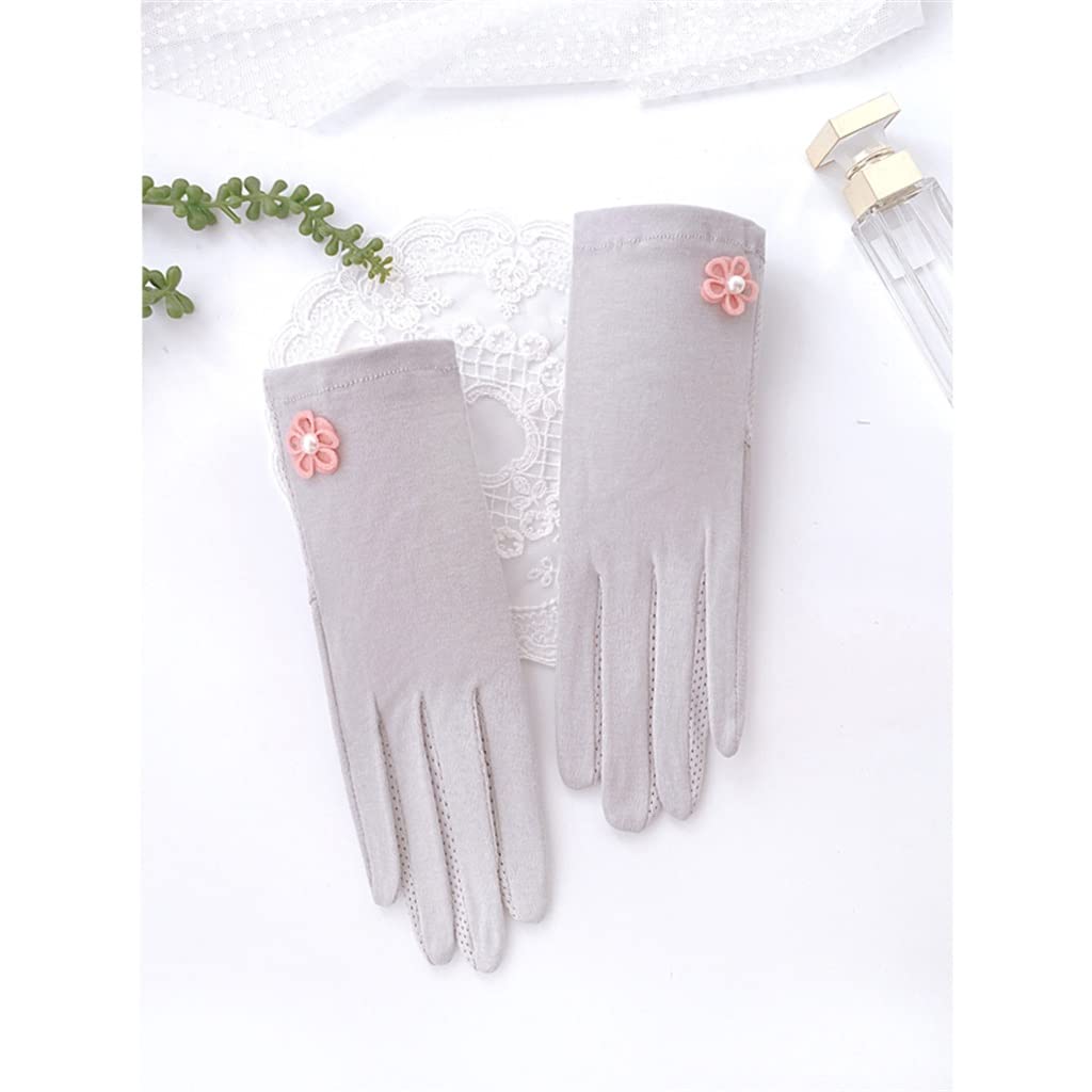 Gloves Female Driving Thin Touch Screen Riding Spring and Autumn Cotton Shade Breathable Cycling