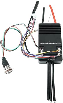 Flipsky 75100 Pro V2 0 Speed Controller With Aluminum Pcb Vesc Based For Electric Skateboard Scooter Ebike Compatible With Similar DevicesPower Button