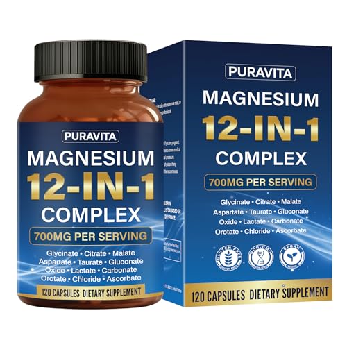 Glamara Magnesium Complex Multi-Source Blend 120 Vegan Capsules