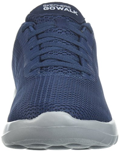 Skechers Go Walk Max- Effort, Tênis Homens, Azul Escuro/Cinza Escuro, 43