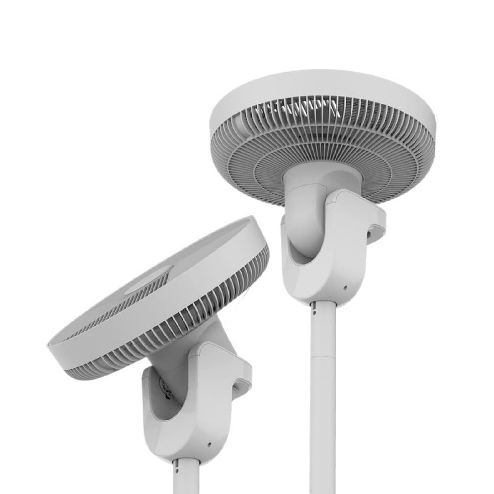 Cecotec Ventilador de Batería EnergySilence 2600 Sunflower Portable. 3 en 1, 22 W, Motor BLDC, Diámetro 13”, Batería de 2600 mAh, Pantalla LED, Control Remoto, Control Táctil y Oscilación