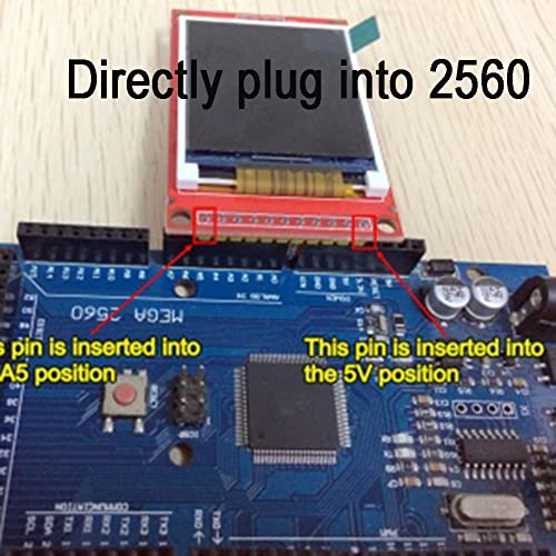 Image of 1.8 inch TFT LCD Display Screen SPI Module ST - 7735S 128x160 | DIYmalls 1.8 inch inch TFT LCD Display Screen Module SPI Interface ST - 7735S 128x160 w /SD Card Slot for Arduino Mega-2560