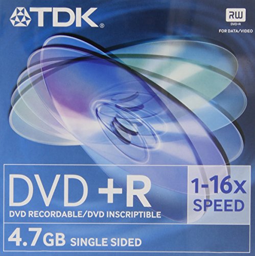 TDK 4.7GB DVD+R 16x 1 pack