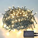 SUCCUL イルミネーション 屋外 防水 LED イルミネーションライト クリスマス ライト 10m 100球 連結可 ストリングライト