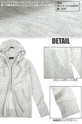 ステイランド パーカー スウェット ジップ パーカー メンズ の商品画像 2