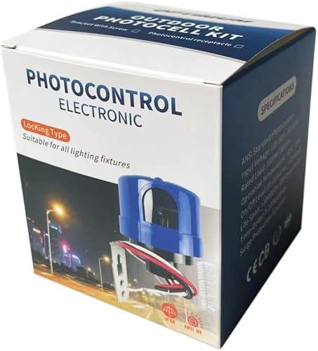 IP66 Fotocélula del atardecer al amanecer 105-305V fotocontrol con soporte de instalación base interruptor crepuscular para alumbrado público al