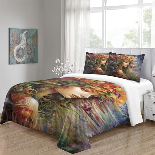 Housses de couettes 3D microfibre de qualité supérieure parure lit double - 6
