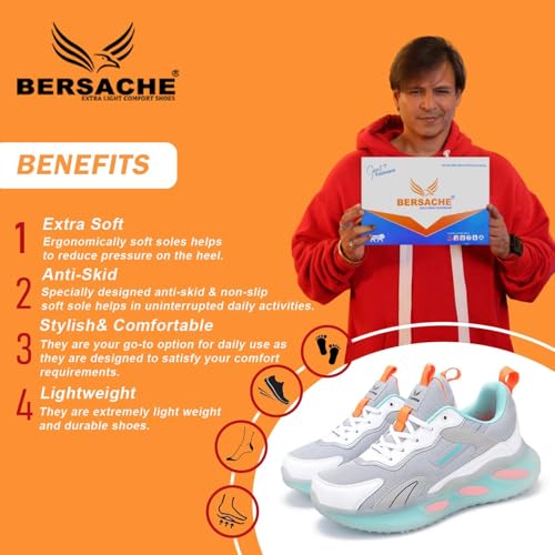 Image of BERSACHE Premium Sports,Walking,Gym,Cricket, Trending Running Shoes for Men