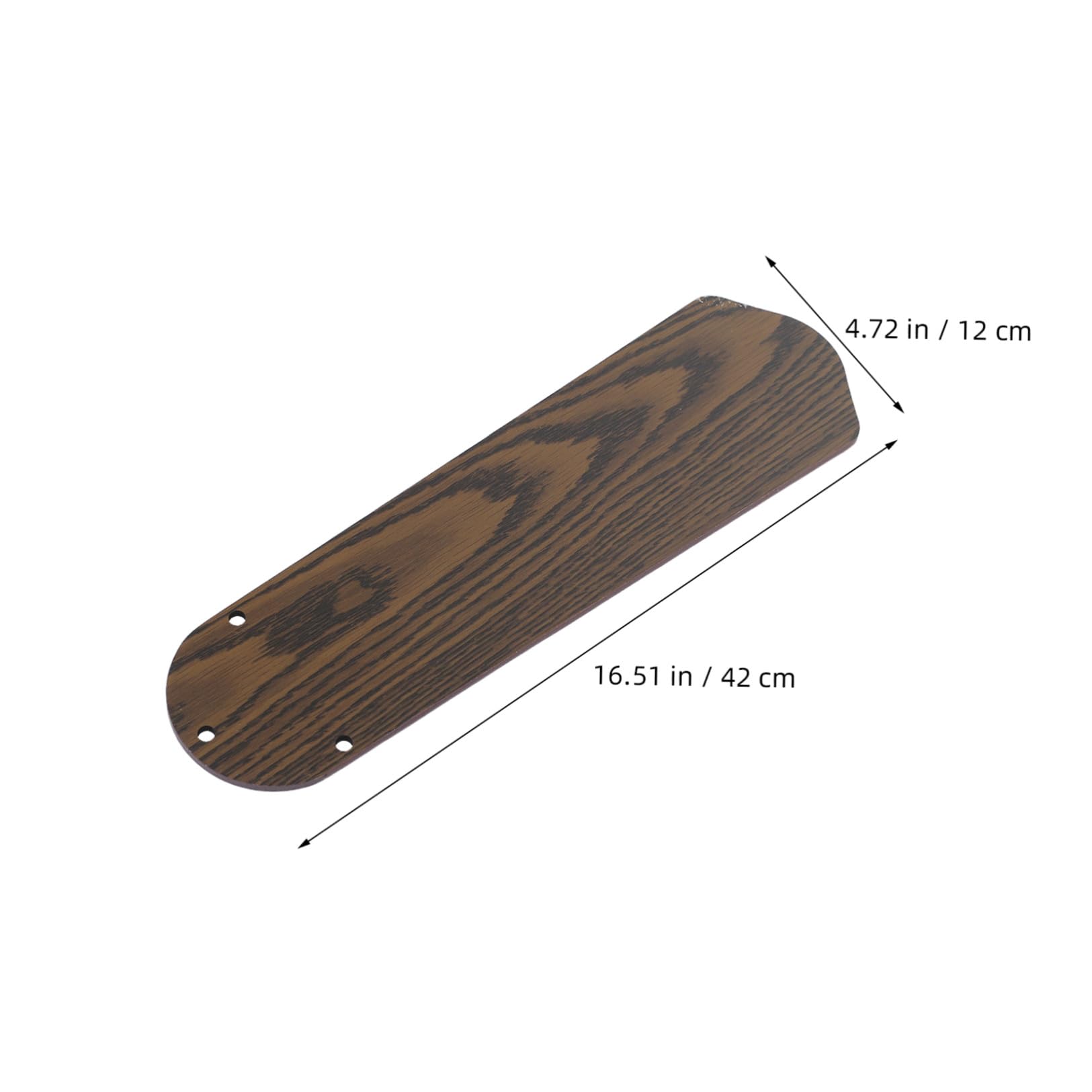 5 Pale di Ricambio Foro da 8 Mm 16,54 Pollici Sostituzione Singola o Set per Ventilatore a Soffitto in Legno Doppia Faccia per Interni ed Esterni, Patio e Veranda