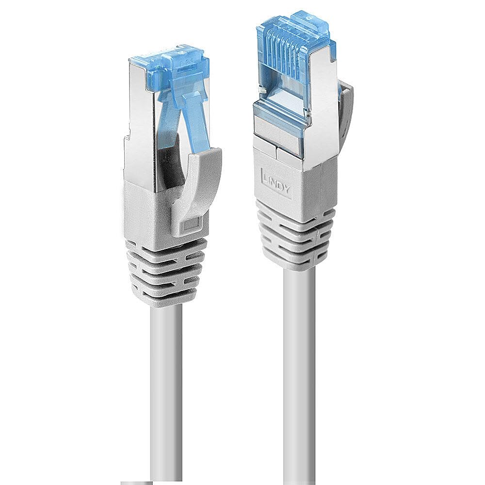 LINDY 47613 Cable de red LSZH Cat.6A U/​UTP de 1 m, color gris