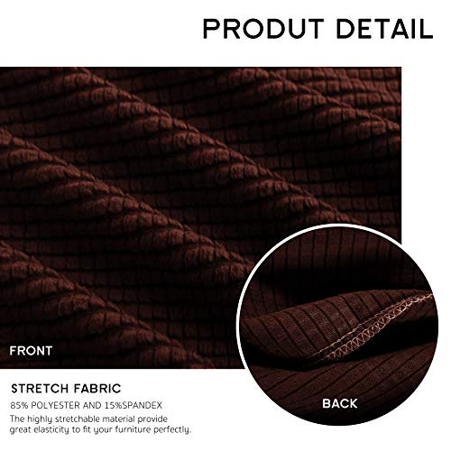 image for Hokway Stretch Couch Cushion Slipcovers Reversible Cushion Protector S