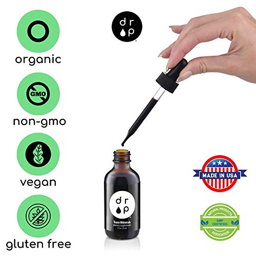 Drop Supplements Organic Trace Minerals Electrolyte Drops And Vitamin B12 2500 Mcg 2 Oz Liquid Drops Bundle #TOP3