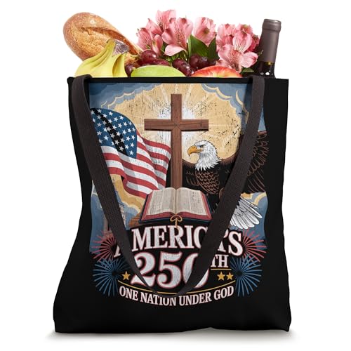 One Nation Under God 250 Years 250th Anniversary USA Tote Bag miniatura 4