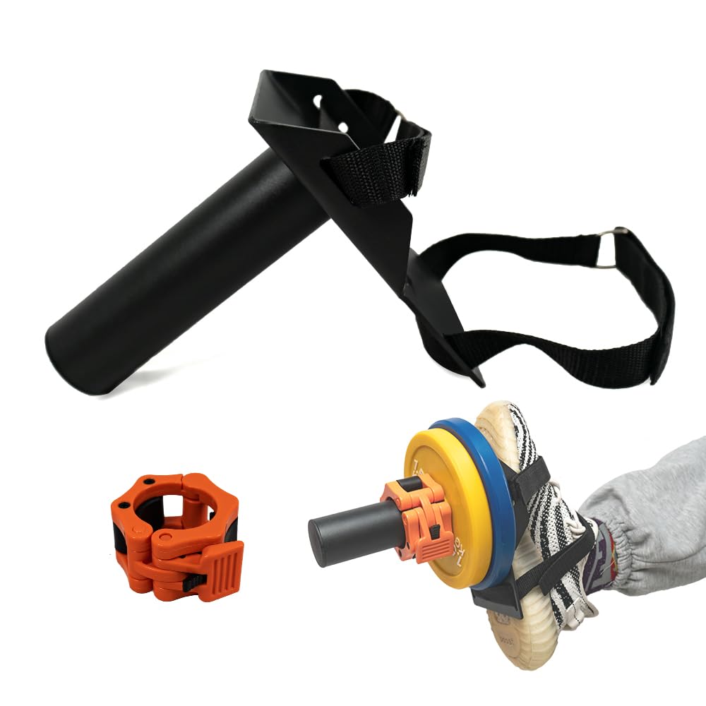 LOT Tib Bar-Adjustable Strap Ankles Nordic Tibialis Trainer，Tibialis Anterior Exercise Equipment Tibia Dorsi Calf Machine，Single Foot and Two Feet Tib Bar Set