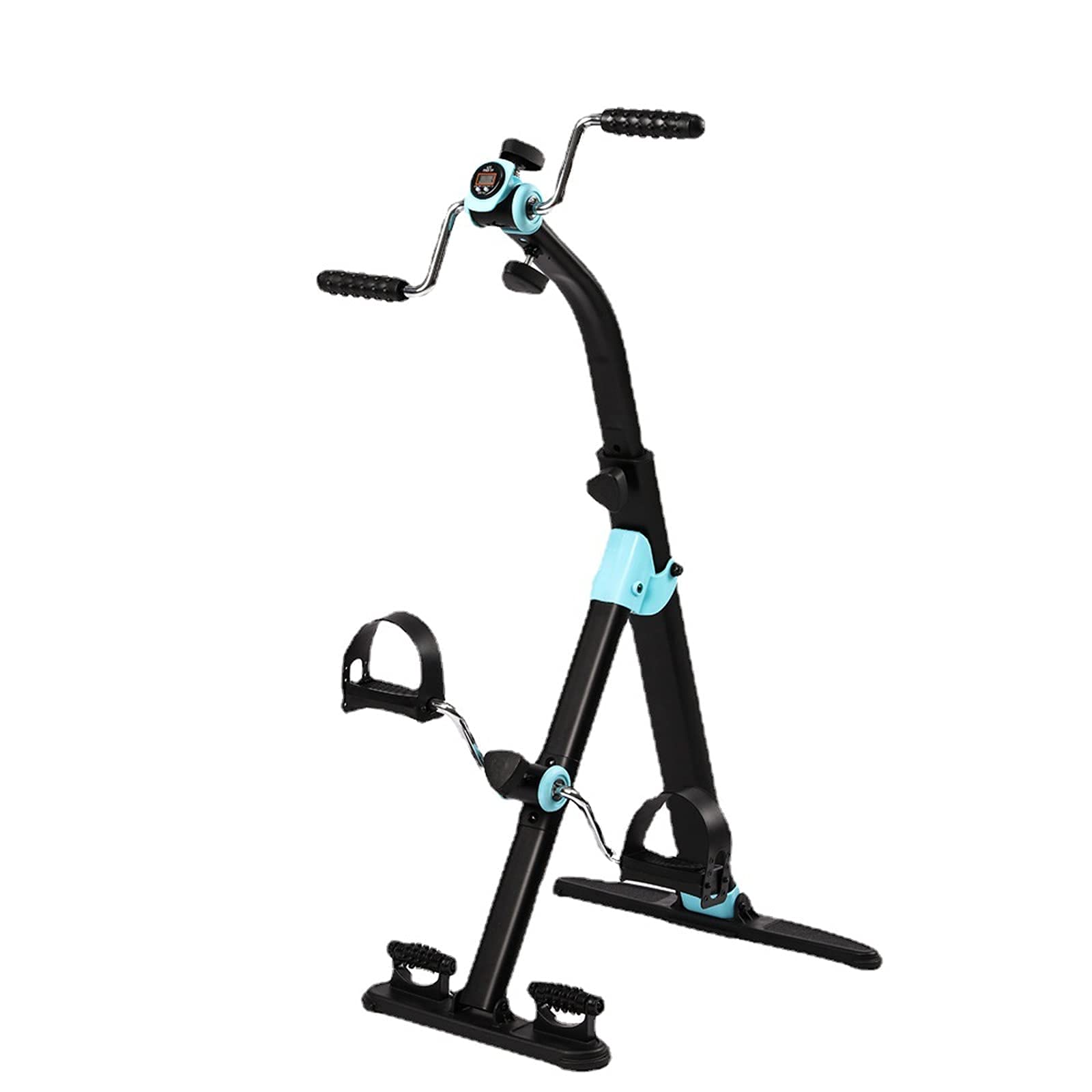 Rower z pedałami wewnętrznymi, przenośny sprzęt fitness rower treningowy dla osób starszych mężczyzn kobiet seniorów i osób starszych trening ramion i nóg